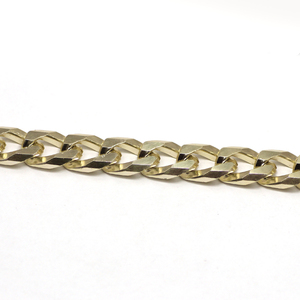 big aluminum 21x15.3mm <span class=keywords><strong>fake</strong></span> silver gold cuban link spectacle chains - Product Image 2