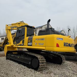 Excavadora de cadenas Komatsu PC450 usada, 45 toneladas, motor Cummins, bomba original de Japón, excelente estado. - Product Image 1