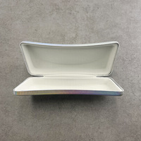 Étui à lunettes élégant et étincelant en cuir PVC personnalisé 17,2*7,2*4,8 CM, sac à lunettes de soleil, étui à lunettes 2025
