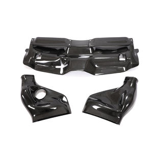 Sistema di prese d'aria fredda W204 C63 in fibra di carbonio per Mercedes Benz W204 C63 AMG <span class=keywords><strong>incl</strong></span> Black Series 08-15 - Product Image 1
