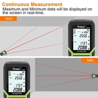 HUEPAR LM50A LM100A LM120A avec batterie Li-ion Rechargeable, capteur d'angle électrique, télémètre Laser multi-modes de mesure