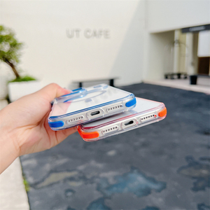 Funda magnética para iPhone 15/16 con protección de cámara y botón de color, funda rígida blanca para iPhone 17 Pro. - Product Image 6