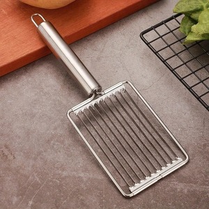 Stainless Steel Hand Slicer Handheld Boiled Egg Slicer Onion Chopper <b>Kitchen</b> <b>Gadgets</b> Tomato Slicing <b>Tool</b> for Egg Ham Fruit - Product Image 4