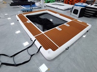 Plateforme flottante gonflable pour yacht, quai aquatique pour océan et mer