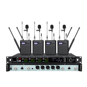 ไมโครโฟนไร้สาย AD4Q 4 ช่องสัญญาณ ระดับมืออาชีพ แบบมือถือ แบบหนีบปกเสื้อ แบบคาดศีรษะ ไร้สาย UHF ตัดเสียงรบกวน - Product Image 4