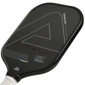 2024 Ben Johns Perseus Model Elongated Handle Carbon Pickleball Paddle with Friction Surface Skin for Improved Grip