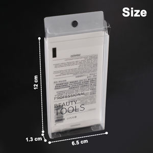 Boîte en plastique PET personnalisée, transparente, pliable, pour l'emballage d'outils de beauté - Product Image 3