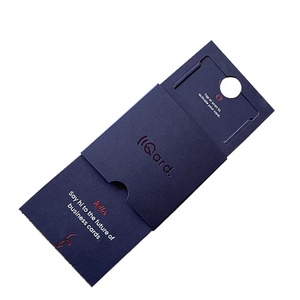 Stampa personalizzata carta di credito carta <span class=keywords><strong>VIP</strong></span> NFC tag card scatola di imballaggio scorrevole quadrata - Product Image 1