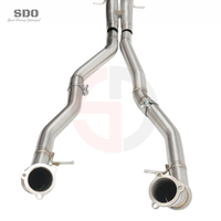 Tuyaux d'échappement Catback SD Valvetronic pour Porsche Cayenne S 2.9T V6 2018-2023, silencieux en acier inoxydable haute performance