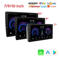 Autoradio Android multimédia universel avec navigation GPS, écran tactile 7, 9 ou 10,1 pouces, lecteur MP5 stéréo, lecteur DVD pour voiture