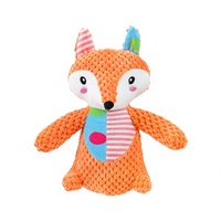 Jouet pour chien en peluche de dessin animé, jouet à mâcher interactif pour chiots, pour chiens de petite, moyenne et grande taille, intérieur et extérieur