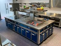Équipement de cuisine commercial de luxe HUARUI pour hôtels et restaurants, en acier inoxydable 304, à économie d'énergie, alimenté au gaz