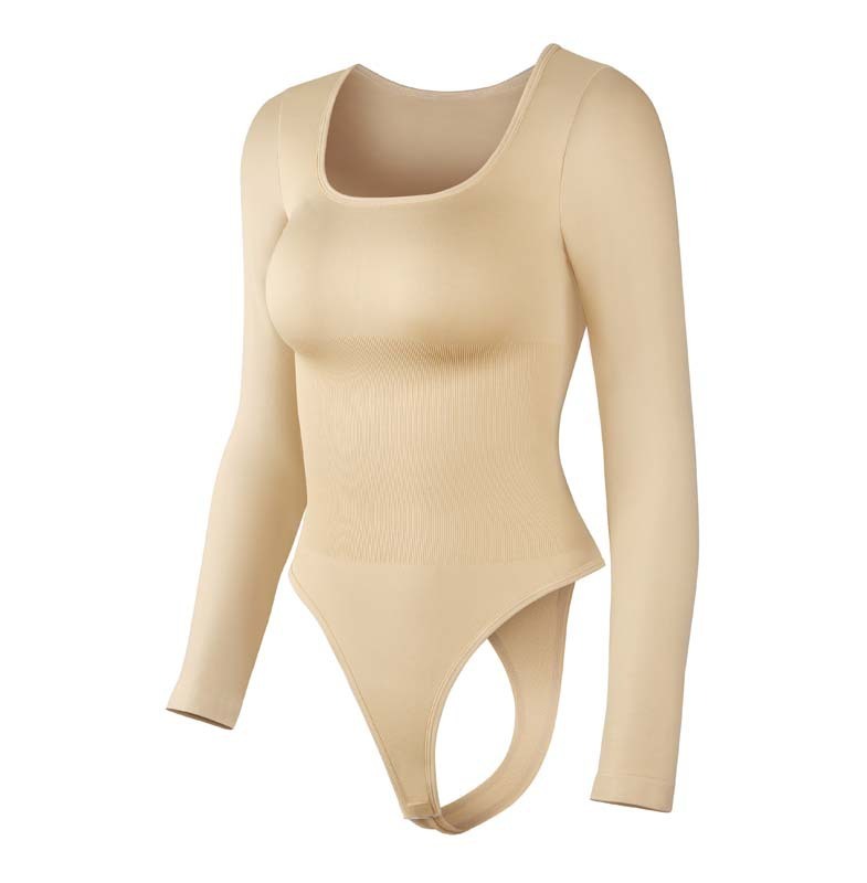 Seamless Ribbed Shapewear Bodysuit (675215): colour and size-option reference for private-label production