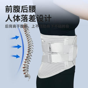 Universal Lumbar Support Belt With Steel Plate Adjustable Waist <b>Brace</b> For <b>Back</b> Pain Relief And Spine Protection - Product Image 4