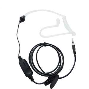 Auricular de seguridad tipo Bodyguard con tubo acústico de 3.5mm y un solo pin para Yaesu FT-60R VX-7R, auricular para walkie-talkie y radio bidireccional - Product Image 1