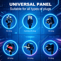 Multiprise de charge rapide GaN 65W en promotion, rallonge universelle de bureau avec protection contre les surtensions pour la maison et le bureau