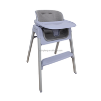 Chaise haute pour bébé Chaise haute pliable pour bébé et tout-petit Chaise haute pour bébé 4 en 1 avec plateau amovible