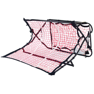 Cadre en fer courbé double face avec filet 111x105x63 cm, équipement d'entraînement à inclinaison réglable - Product Image 2