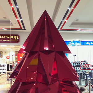 Sang trọng lớn nhân đôi Acrylic <span class=keywords><strong>Christmas</strong></span> <span class=keywords><strong>Tree</strong></span> trang trí cho trung tâm mua sắm trang trí nội thất đồ trang trí - Product Image 2