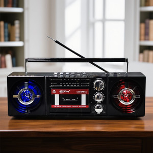 Reproductor de Casetes Retro ELETREE PX-788BT, Altavoz BT, <span class=keywords><strong>Radio</strong></span> FM AM SW, Reproductor de MP3 USB TF, <span class=keywords><strong>Radio</strong></span> Vintage Portátil con Grabación - Product Image 4