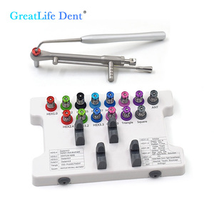Kit de Instrumentos para Implantes Dentales Greatlife, Destornillador de Acero Inoxidable, Herramienta Protésica Manual - Product Image 6