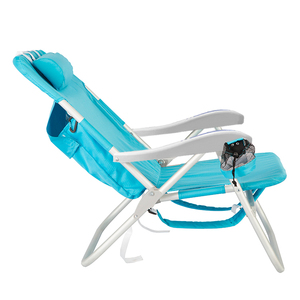 Kejie Portable Backpack Aluminum Folding <b>Moon</b> <b>Chair</b> 600D Polyester Fabric Modern Style Outdoor Furniture Beach <b>Camping</b> 300 Lbs - Product Image 2