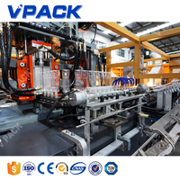 Vpack 2023 Nouvelle version Machine de moulage par soufflage de bouteilles d'eau en plastique PET à 6 cavités/Souffleur de bouteilles à entraînement servo automatique 9000BPH