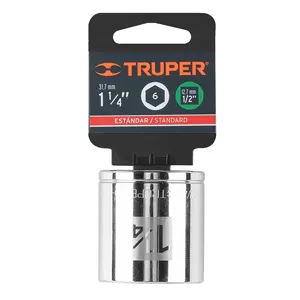 Boîte de 6 douilles à 6 points de 1-1/4 pouces, entraînement 1/2 pouce, TRUPER - Product Image 3