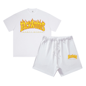 En Stock, Camiseta y Pantalones Cortos de Verano para Hombre y Niño, Estilo Backwoods Cookie Bart Simpson USA, 100% Algodón, Estampado Gráfico - Product Image 1
