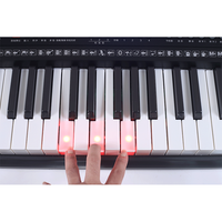 Instrumentos Musicales Económicos, Teclado Electrónico Portátil de 61 Teclas para Principiantes con Modo de Lección, Ideal para Aprender Piano