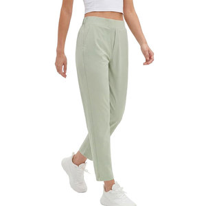 High Quality <strong>Women's</strong> Golf Pants with Zip Pockets 7/8 Ankle Stretch Lightweight Sweatpants for Athletic Hiking Travel Work Lounge - Product Image 2
