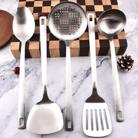 Haute qualité en acier inoxydable cuisine essentiels louche à soupe spatule ensemble d'ustensiles de cuisine accessoires de cuisine Gadgets de cuisine