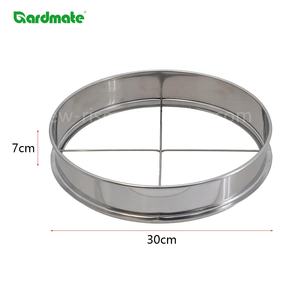 Ensemble de tamis en acier 5 en 1 avec pelle <span class=keywords><strong>et</strong></span> gants pour la filtration de la saleté <span class=keywords><strong>sable</strong></span> <span class=keywords><strong>et</strong></span> des roches Compost Outil de jardinage Plantation de tamis de sol Souches - Product Image 3