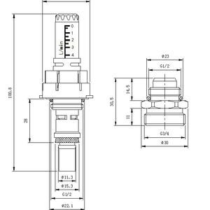 바닥 난방 매니폴드 밸브 부품 물 분배기 유량계 및 유량 조절기 파이프 피팅 액세서리 OEM - Product Image 4