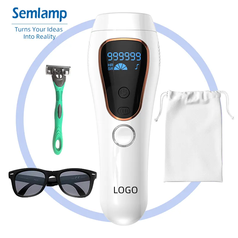 Mini Portable IPL 510K Hair Removal Machine from Home CE Rohs FCC Certified Painless Permanent Custom Logo Hair Removal Epilator