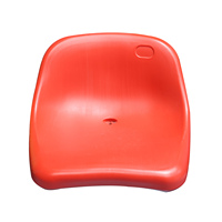 Chaise de stade en plastique HDPE durable, approvisionnement direct d'usine, siège de tribune extérieur pour les matchs de football, prix compétitif