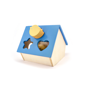 Jouet éducatif Montessori en bois Wincent, maison de tri de formes, pour tout-petits et enfants, apprentissage des couleurs, motricité fine, cadeau - Product Image 3