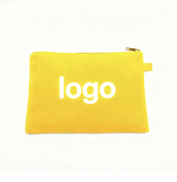 Pochette cosmétique en coton avec logo personnalisé, trousse de maquillage en vrac organique avec cordon de serrage, trousse de toilette de voyage