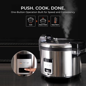 Keep Warm Automatic Commercial Electric Stainless Steel Rice Cooker <b>with</b> Three-dimensional Heating and Fast Cooking - Product Image 2