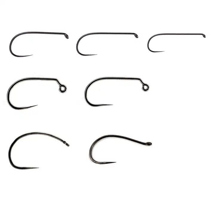 eupheng competition fly fishing hooks barbless