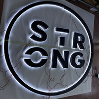 Panneau de signalisation Led pour les entreprises, Logo en plein air, géant, lumières, lettre, magasin de fumée ultra-mince 3d, publicité électronique
