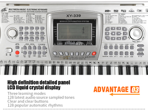 XY-339 61 tasti Lcd affidabile e buon organo digitale tastiera elettronica <span class=keywords><strong>Pianoforte</strong></span> strumenti musicali Professionnel Teclados <span class=keywords><strong>Pianoforte</strong></span> - Product Image 3