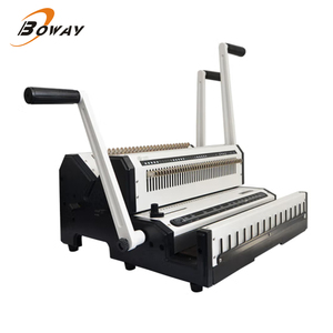 Boway WW2500 Lược Xoắn Ốc Đục Lỗ Dây Xoắn Ốc Cuộn Dây Xoắn Ốc Và Đôi Ràng Buộc Vòng Máy Đóng Gáy Hoàn Hảo - Product Image 4