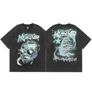 ขายตรงจากโรงงาน เสื้อยืดเทรนดี้ลายสัตว์ Hell Star NFC 260 กรัม ผ้าฝ้ายแท้ ทรงหลวม แขนสั้น ใส่ได้ทั้งผู้ชายและผู้หญิง สไตล์ลำลอง สำหรับฤดูร้อน - Product Image 2