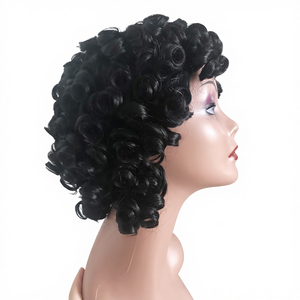 Perruque courte réaliste en dentelle complète, aspect cheveux naturels, blond platine et couleurs mélangées, <span class=keywords><strong>avec</strong></span> base en dentelle HD pour un coiffage facile - Product Image 3