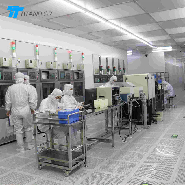 Titan Aluminum Raised Floor System Solid Panel with Anti Corrosion Coating for Data Centers and Computer Rooms