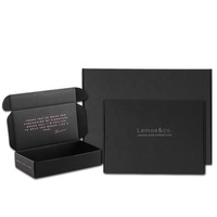 Boîte-cadeau de luxe personnalisée avec insert en EVA noir blanc or couleurs emballage magnétique pour accessoires iPhone cosmétiques UV Advantage