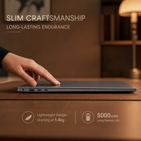 Laptop OEM Kustom 15.6 Inci FHD Prosesor Intel N95 RAM 16GB SSD 512GB Windows 11 Home Pro Education Business Notebook