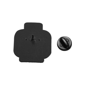 Pin de Esmalte con Cara Divertida Amarilla, Diseño de Bloques de Construcción con <span class=keywords><strong>Emoji</strong></span> Sonriente, Broche para Solapa, Mochila, Insignia, Regalo Lindo para Amigos, Venta al por Mayor - Product Image 3