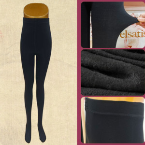 Velsatis <span class=keywords><strong>Collant</strong></span> Termici Invernali Plus Size da Donna, Felpati, a Vita Alta, Modellanti, Morbidi e Confortevoli - Product Image 5